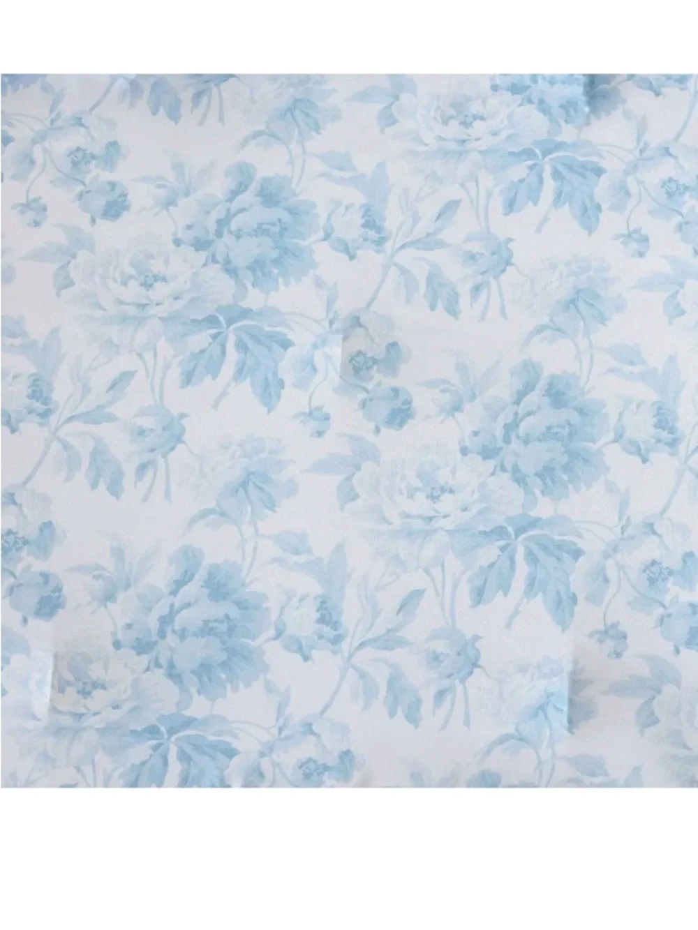 Gorgeous Laura Ashley 7pc Full/Queen Anja Comforter Bedding Set Toile Blue